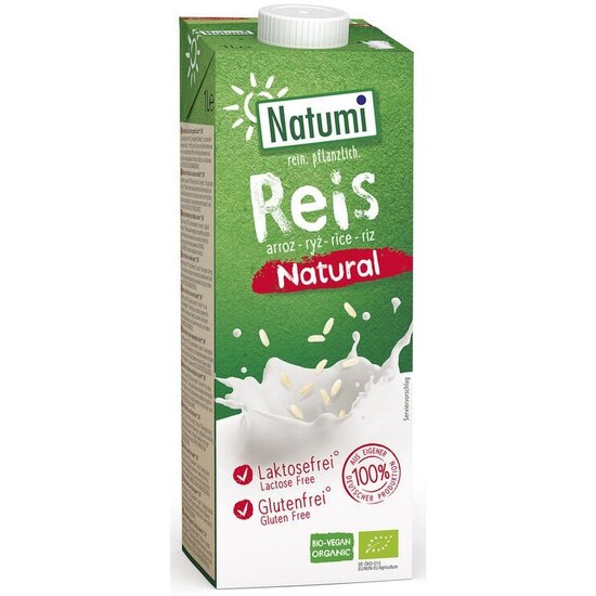 Reisdrink natur bio ungesüßt Natumi 8x1l