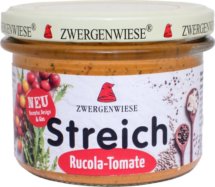 Rucola-Tomate Streich bio Zwergenwiese 6x180g