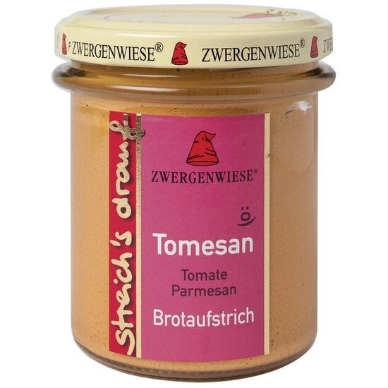 Streich´s drauf - Tomesan (Tomate-Parmesan) bio Zwergenwiese 6x160g