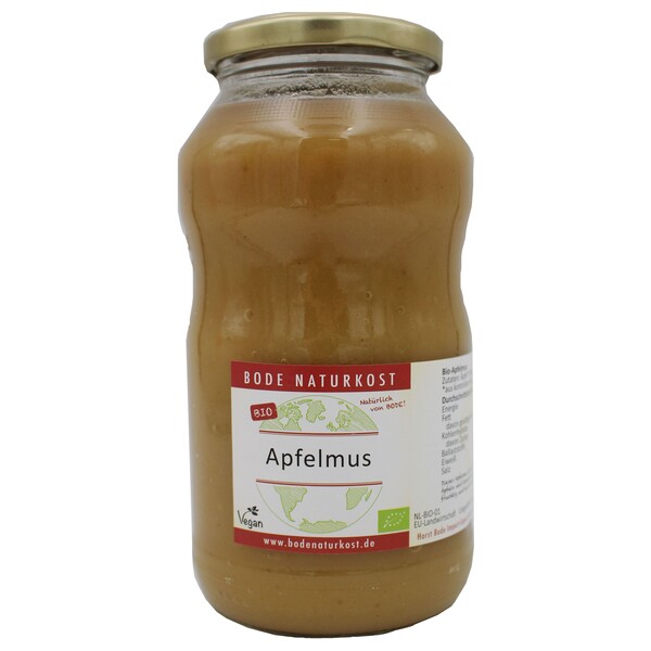 apple sauce with lightly sweetened (jar) organic 6x700g