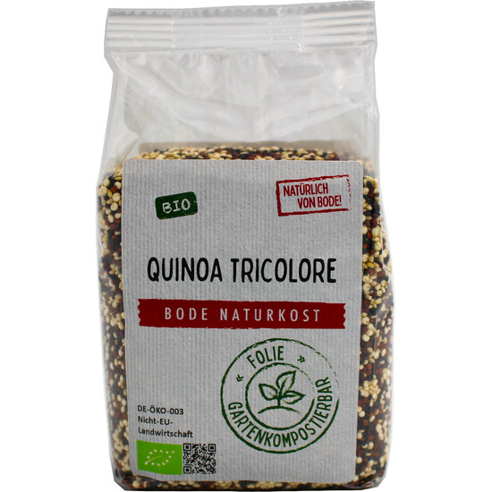 Quinoa Tricolore bio, gartenkompostierbarer Beutel 6x250g