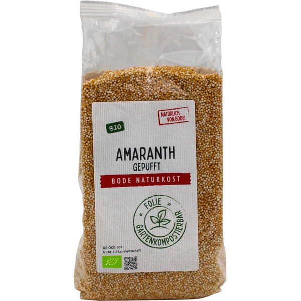 amaranth puffs organic 150g