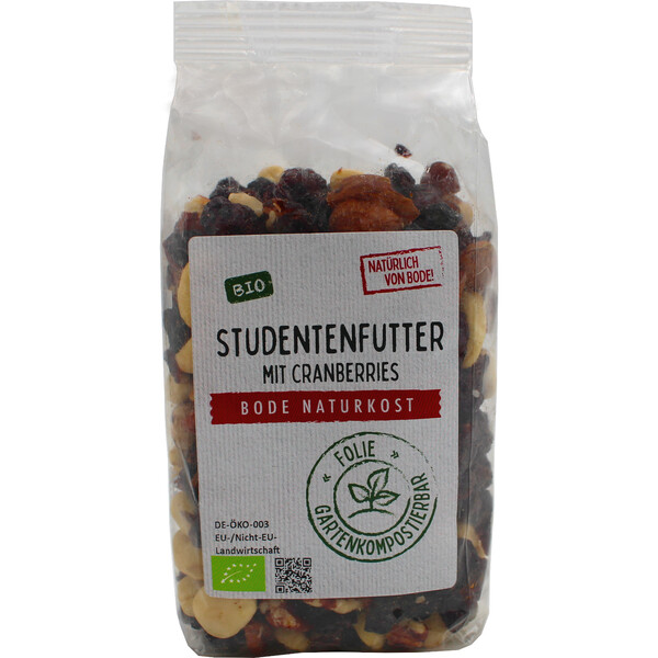 trail mix with cranberries organic