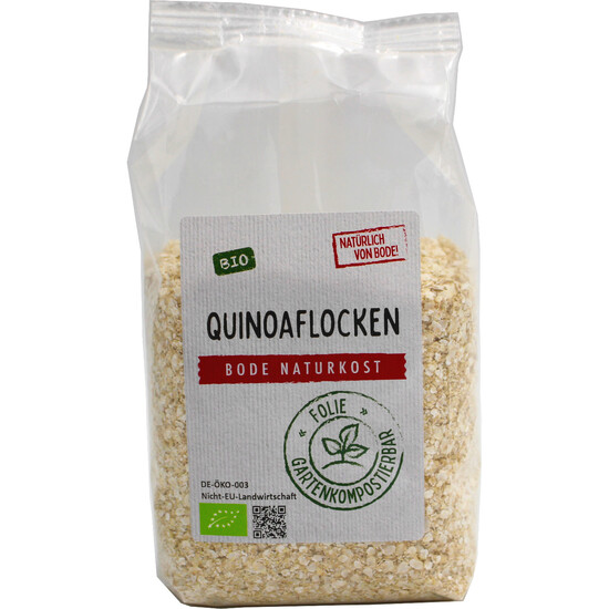 Quinoaflocken bio, gartenkompostierbarer Beutel 250g