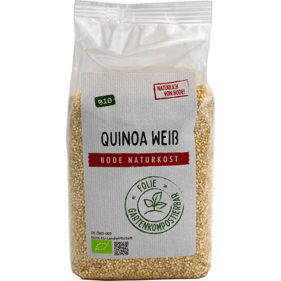 Quinoa weiß bio, gartenkompostierbarer Beutel 500g