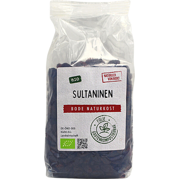 sultanas organic gardencompostable bag 250g