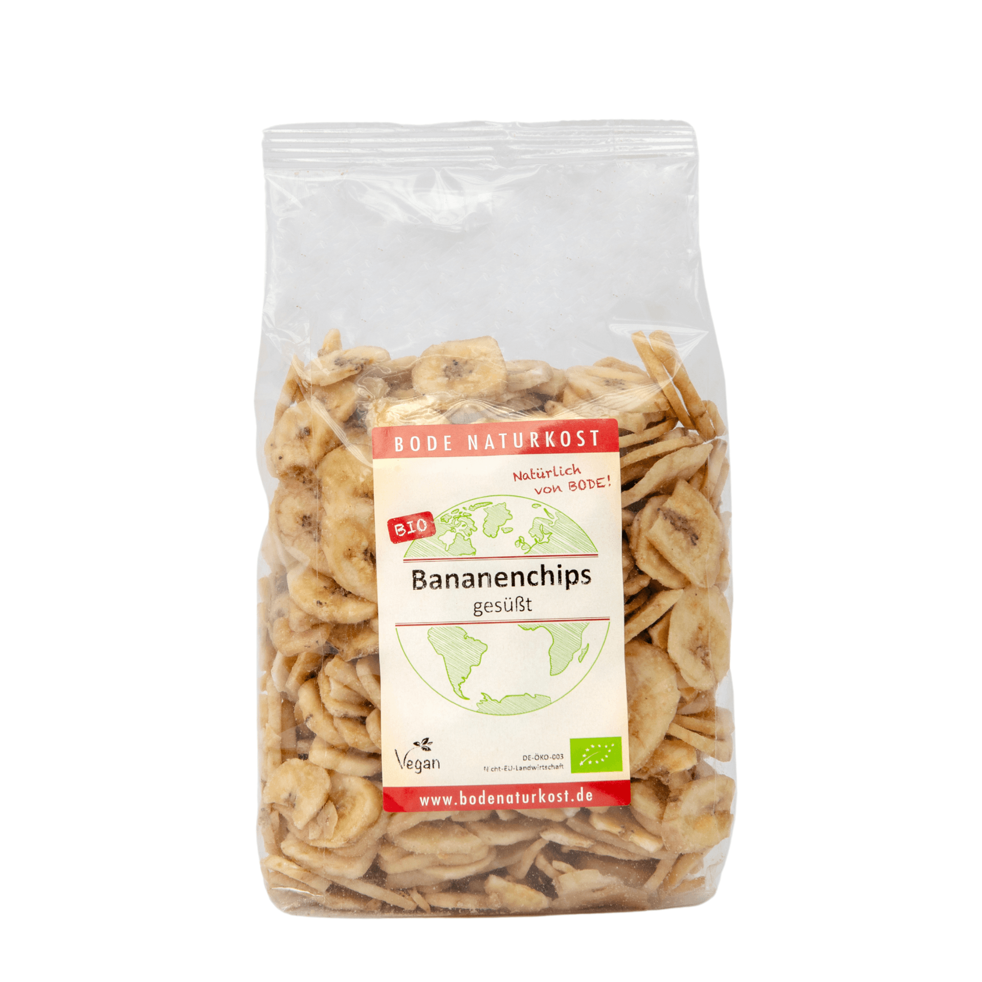 Bananenchips gesüßt bio 6x500g