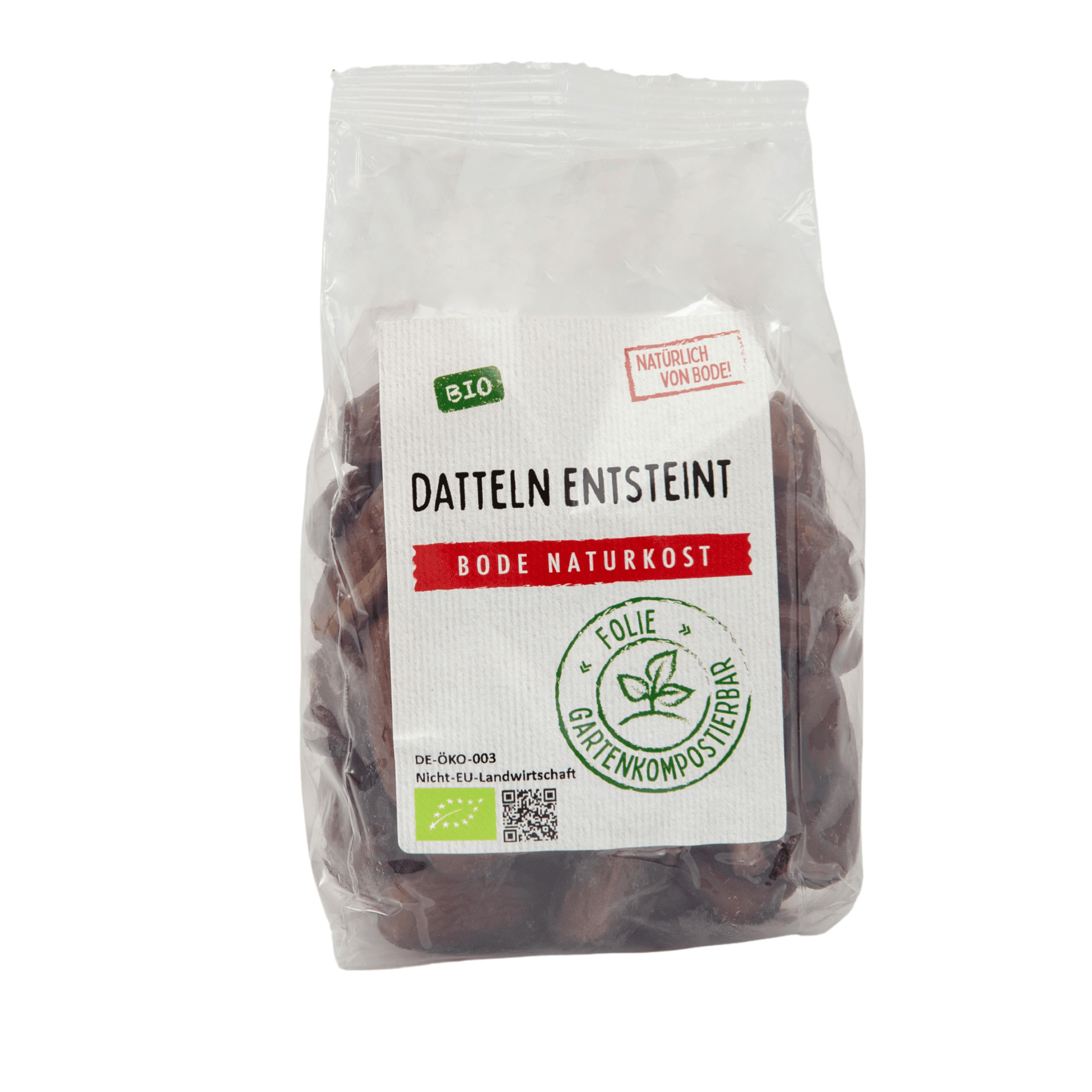 Datteln entsteint Deglet Nour bio, gartenkompostierbarer Beutel 250g