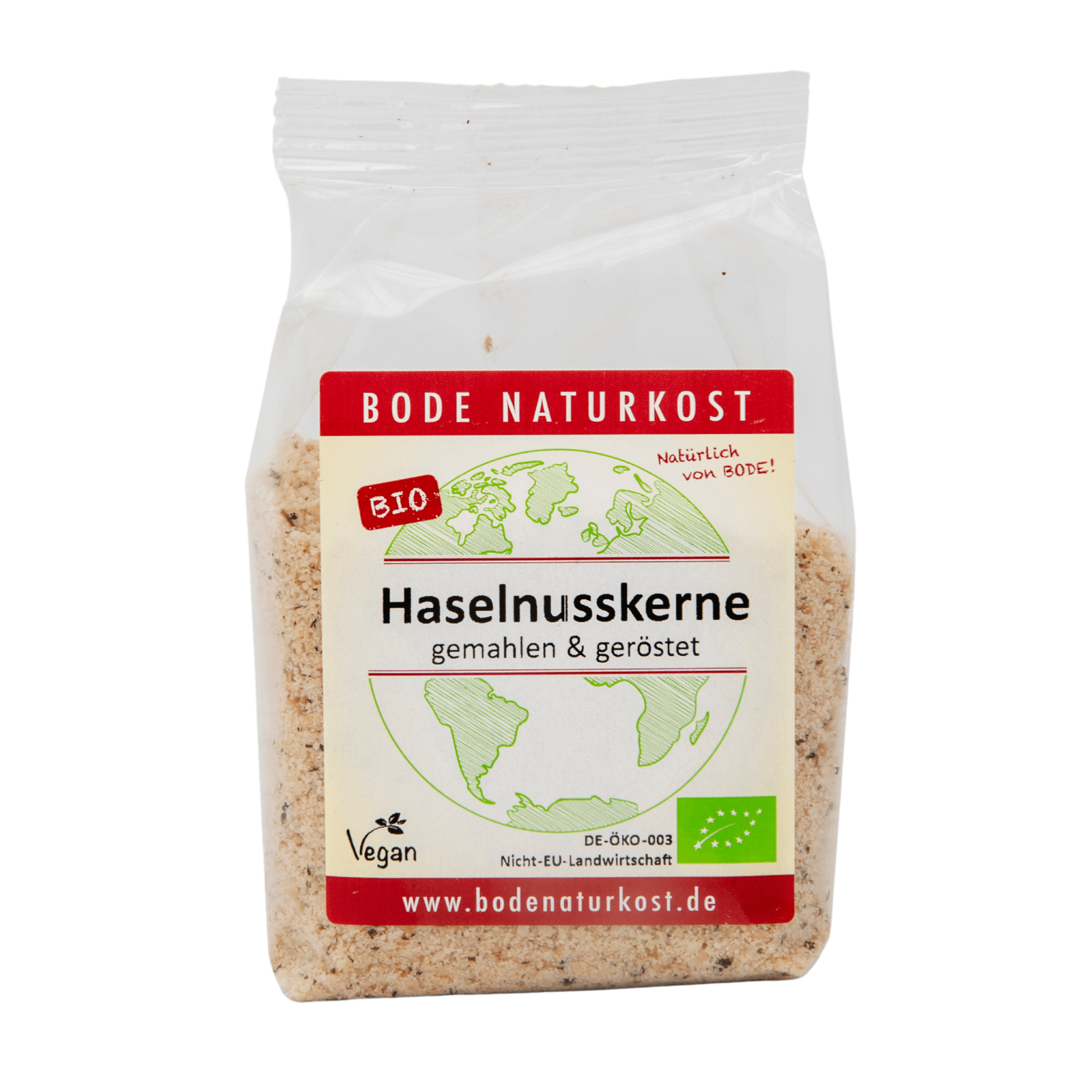 Haselnusskerne gemahlen geröstet bio 6x100g