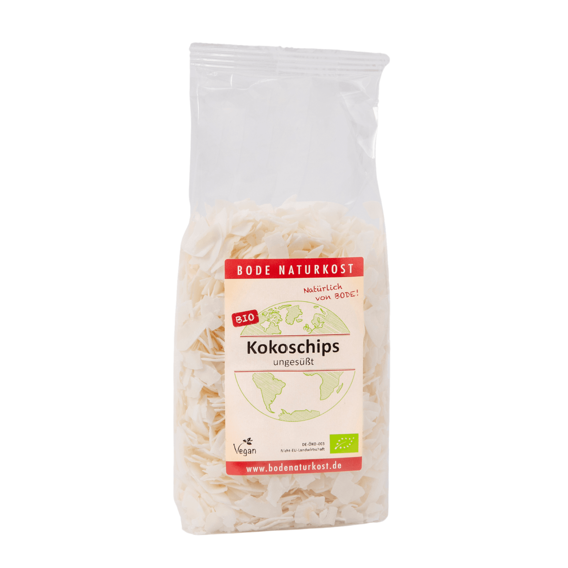 Kokoschips roh ungesüßt bio 6x250g