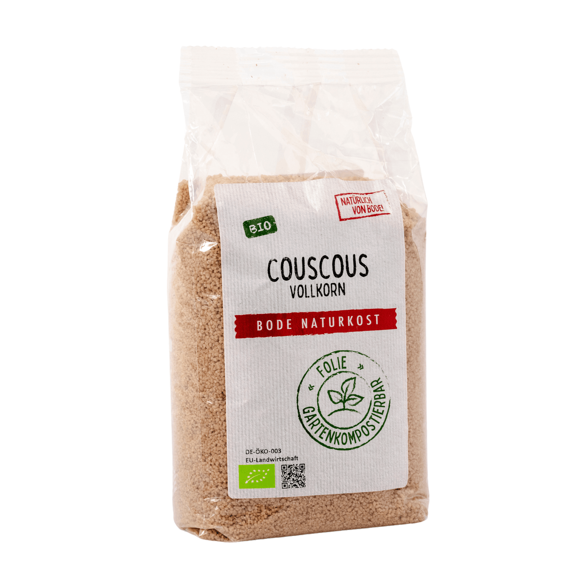 Couscous Vollkorn bio, gartenkompostierbarer Beutel 6x500g