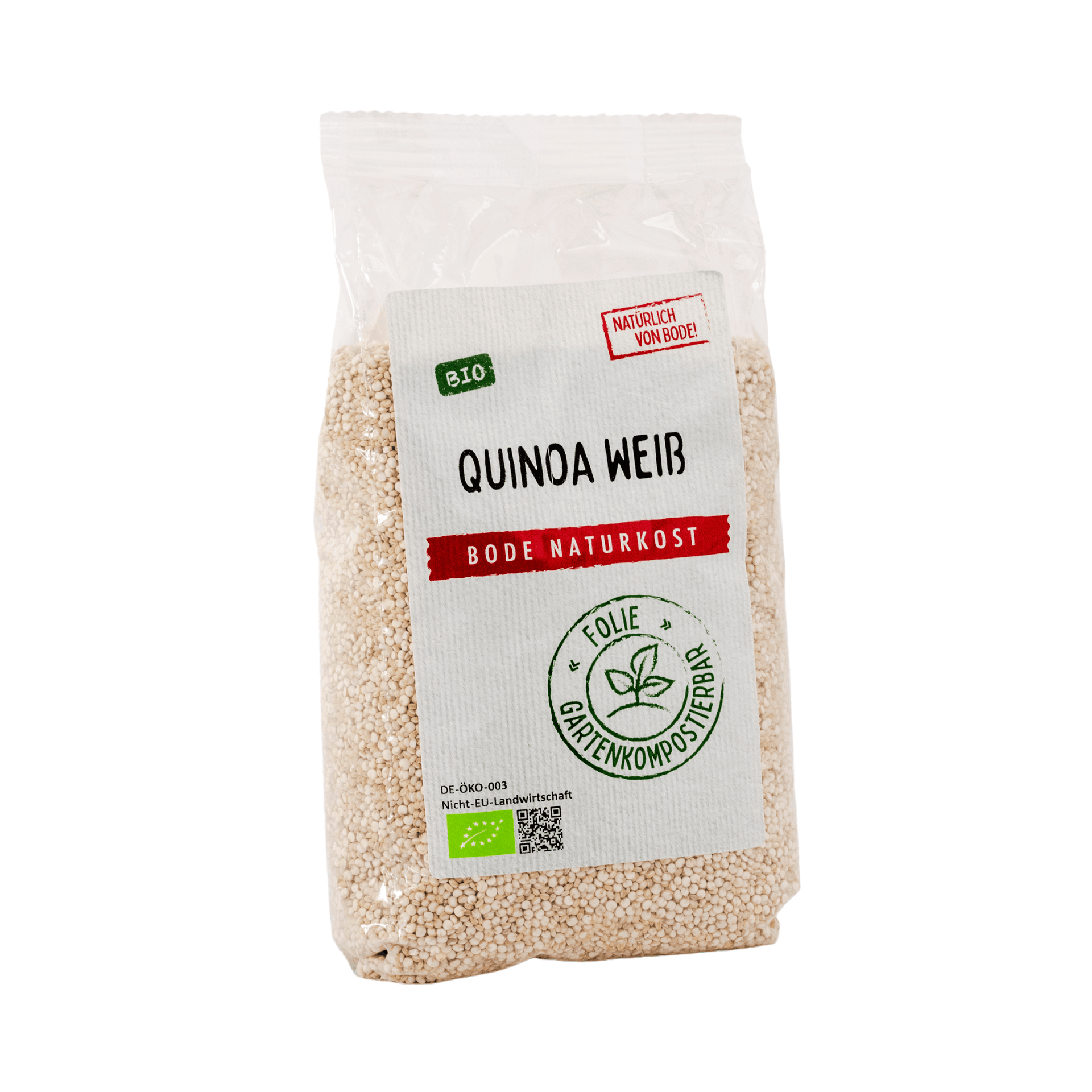 Quinoa weiß bio, gartenkompostierbarer Beutel 6x500g